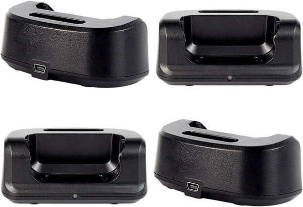 WLN KD-C1 Charger Base for Luiton LT-316 Retevis RT22 Zastone X6 Walkie Talkie 4 Pack (Without USB Cable)