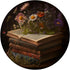 Librarian Flowery Book Lover Floral Aesthetic PopSockets Standard Grip