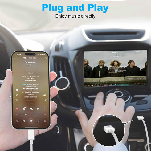 Apple Carplay Cable, USB A to Lightning Charger Cord Compatible with iPhone 14 13 12 11 Pro Max XR XS X, Car Charging