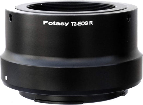 Fotasy Adjustable T2 T Mount Lens to Canon EOS RF Adapter, Compatible with Canon EOS R Mirrorless Cameras