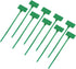 MECCANIXITY 250pcs 4 Inch Marker Cable Zip Ties, Self-Locking Nylon Wraps for Indoor and Outdoor Use, Green