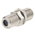wlaniot F Type Adapter, 2pcs F Female to F Female Bulkhead Connector for Video Cables
