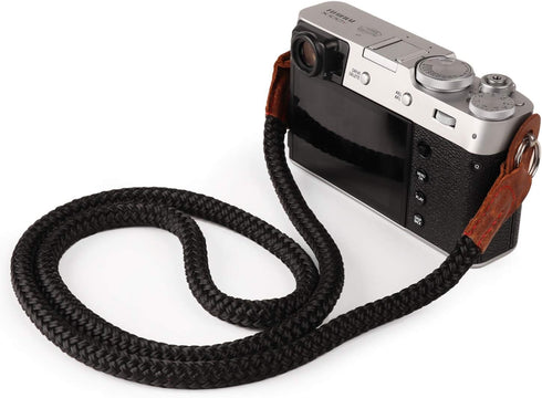 MegaGear SLR, DSLR Sierra Series Genuine Leather Camera Shoulder or Neck Strap,