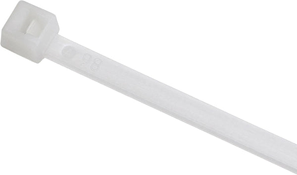 Cable Ties, 4" Natural, 100 Pcs