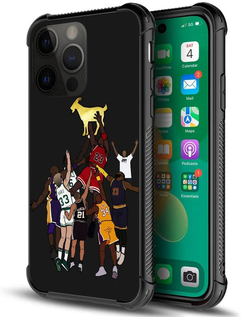 Basketball Player 35 Pattern Case for iPhone 14 Pro Max, Shockproof Cover for Boys Men, 6.7-inch