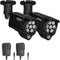 Tonton 2Pack LED IR Illuminator, 90 Degree 100Ft Infrared Flood Light for CCTV Security Cameras, Dome and Bullet