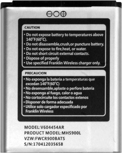 Replacement Battery V604454AR for Verizon Ellipsis Jetpack MHS900L Hotspot Modem