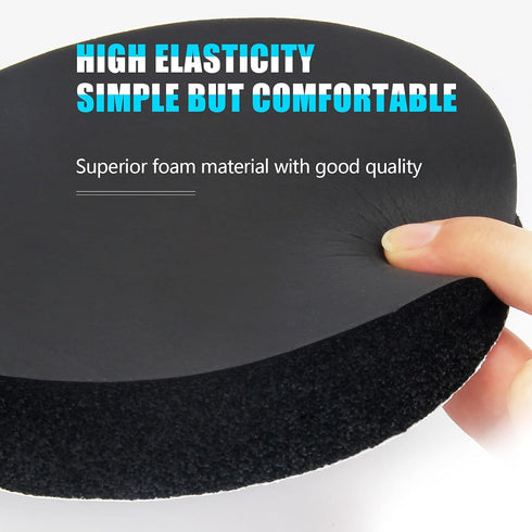 6.5" Foam Speaker Enhancer System Sponge Kit for Universal Drivers,Self Adhesive Car Door Speaker Foam Rings Enhancer Soundproof Cotton Pad with High Rebound for Stereo Audio Speaker (4)