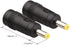 10Pcs Black Male Plug to Female Jack DC Power Connector, 4.0x1.7 mm to 5.5x2.5mm