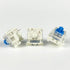 Gateron G Blue Pro 3.0 Switches, 3 Pin Pre Lubed RGB SMD Clicky Switches for MX Gaming Mechanical Keyboard (36PCS, Blue)