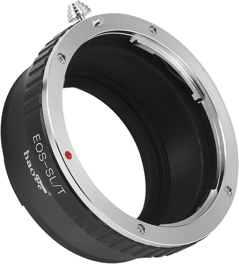 Haoge Manual Lens Mount Adapter for Canon EOS EF EFS Lens to Leica L Mount Camera, Compatible with Various Models