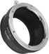 Haoge Manual Lens Mount Adapter for Canon EOS EF EFS Lens to Leica L Mount Camera, Compatible with Various Models