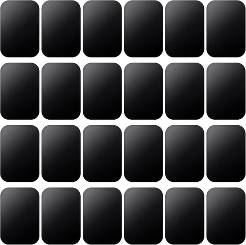 Aecsze 24 Pack Replacement Metal Plates for Magnetic Car Mount - 2.55x1.77 in