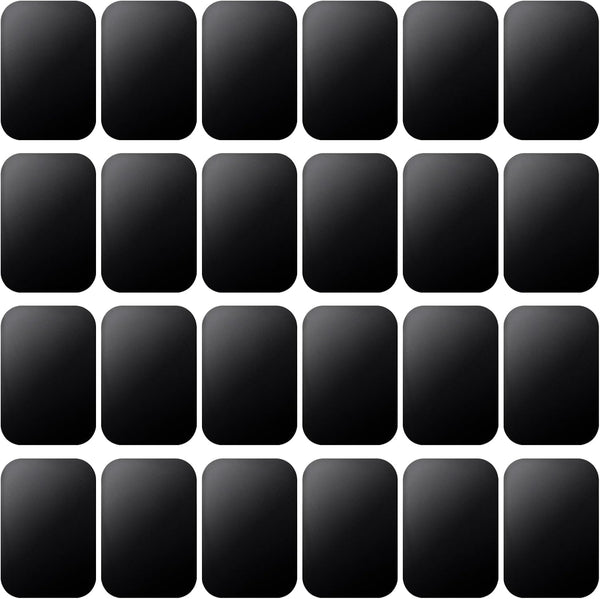 Aecsze 24 Pack Replacement Metal Plates for Magnetic Car Mount - 2.55x1.77 in