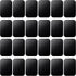 Aecsze 24 Pack Replacement Metal Plates for Magnetic Car Mount - 2.55x1.77 in