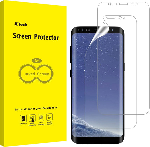 "JETech Screen Protector for Samsung Galaxy S8, TPU Ultra HD Film, Case Friendly, 2-Pack"