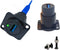 USB 3.0 D Panel Mount Solderless Connector, Female to Female Coupler Socket Pass Through Adapter, Speed 5Gbps