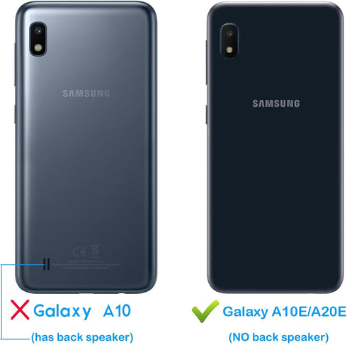 Tekcoo Galaxy A20E Case, Galaxy A10E Wallet Case, Luxury PU Leather Flip Cover with Detachable Magnetic Hard Case