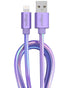 LIQUIPEL Powertek 6 ft iPhone Charger Cable, Fast Charging Lightning to USB Adapter, MFI Certified (Purple)
