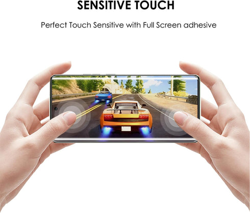 Screen Protector for Motorola Edge 2023, 3 Pack, Tempered Glass, Edge to Edge Protection