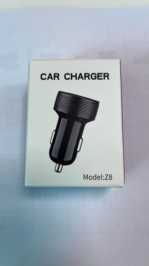 KEWIG 36W Fast Car Charger Adapter, Dual USB Car Charger with Colorful Voltmeter & ON/Off Switch