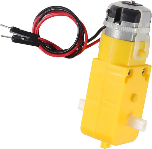 4PCS 3V-6V Dorhea DC Electric Gear TT Motor DC Prewired Gear Motor Dual Shaft Intelligent Car Chassis for DIY Smart Car