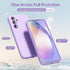 oakxco Samsung Galaxy A54 5G Phone Case, Lilac Lavender Light Purple Liquid Silicone Cute Thin Slim Soft Rubber TPU
