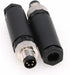 M8 4 Pin Male A Code Plug Industrial Circular Sensor Connector, 8mm Waterproof IP67 - 2PCS