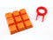 Honbay 9 Orange PBT Keys Backlit Translucent Keycaps for Mechanical Keyboard with Red