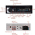 WEPARTICULAR 12V MP3 Single Din Car Stereo Car Radio Receiver Bluetooth Hands-Free, Audio Player USB Port SD Port AUX