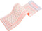 Silicone Keyboard, Foldable Waterproof Rollup Keyboard for PC Laptop Notebook, 103 Keys, Mute Typing, Lightweight