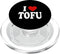 I LOVE HEART TOFU TEES I HEART LOVE TOFU PopSockets PopGrip for MagSafe