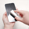 CLICK CLEAN Screen Cleaner Spray with Microfiber, Shell and Phone Stand for All Phones, Laptops, Tablets (Grey)