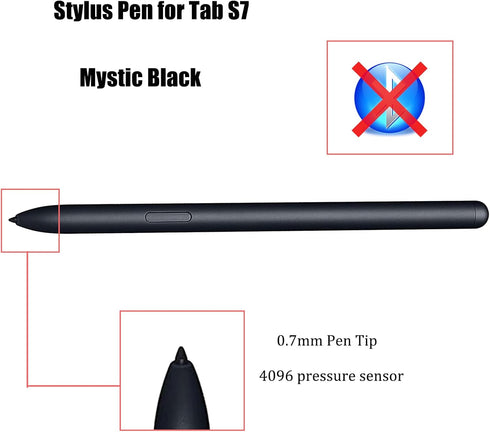 2 Pack Tab S7 S Pen Replacement Stylus Pen for Samsung Galaxy Tab S7/S7 Ultra/S7 Plus (Without Bluetooth)