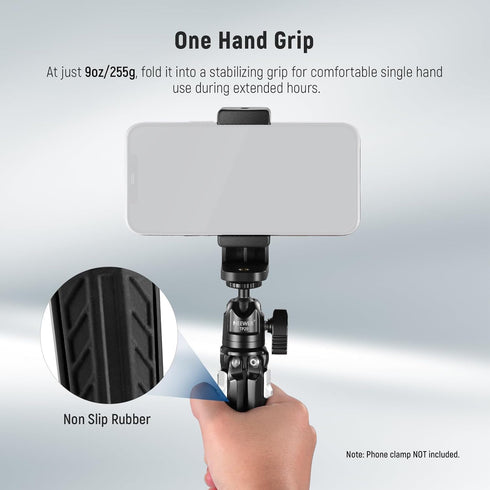 NEEWER Mini Metal Table Tripod with 360° Ball Head, Portable Travel Tripod for Camera Mobile Phone Action Cam, Max Load