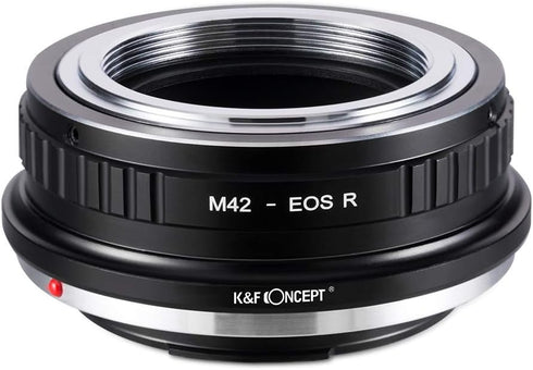 K&F Concept Lens Mount Adapter for M42 Screw Mount SLR Lens to Canon EOS R Camera Body