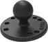 RAM Mounts GPS Round Plate with Ball RAM-B-202U, B Size 1" Ball