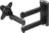 Cheetah 12-49 Inch 40lbs 100x100mm, 10ft 15" TV Monitor Wall Mount for TVs up to VESA with HDMI Cable, TouchAdjust