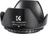 K&F Concept 52mm Tulip Flower Lens Hood for Nikon D3300 D3200 D3100 D5500 D5300 D5200 DSLR Cameras with AF-S Lenses