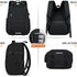 Professional Camera Backpack for DSLR SLR, Waterproof with Rain Cover, Large Capacity Photography Case, Black