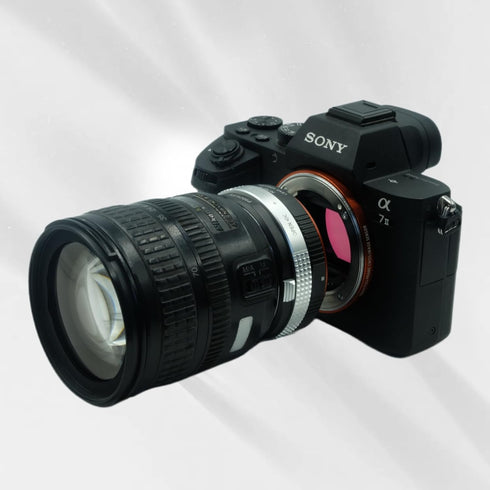 Lens Mount Adapter for Nikkor G/F/AI/AIS/D/AF-S Lens to E (NEX) Mount Camera, Compatible with Sony Camera Body