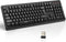 TECKNET Wireless Keyboard, 2.4G Silent Full-Size USB Keyboard with Number Pad, Ergonomic Keys