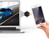 xcivi Magnetic Bracket for Monitor Side Mount, Laptop Duo Screen Mount & Smartphone Holder (Silver)