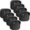 Silicone Case Cover for All-New Blink Outdoor 4 (4th Gen), Weatherproof Protective Skin Cover with Hat Brim, 8 Pack