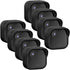 Silicone Case Cover for All-New Blink Outdoor 4 (4th Gen), Weatherproof Protective Skin Cover with Hat Brim, 8 Pack