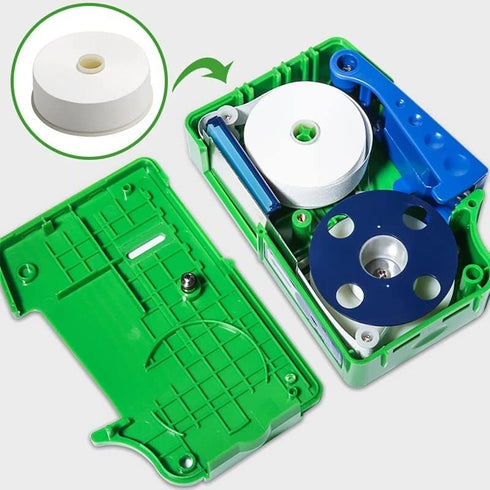 Cassette Fiber Optical Connector Cleaner, Fiber Optic Cleaning for 1.25mm/2.5mm, Cleans Over 500 Times