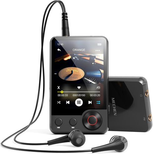 MECHEN 128GB MP3 Player with Bluetooth - D53 Portable MP3 Touch Screen Music