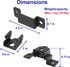 JINGer Universal Speaker Wall Mount for Sony, Vizio, Samsung, Roku, and More, Speaker Brackets for Rear Satellite