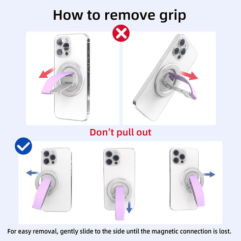RESPECTED BRO 17/16/15/14/13/12, RESPECTED-BRO-Magnetic-Phone-Grip-Stand, Magnetic Phone Ring Holder Kickstand