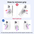 RESPECTED BRO 17/16/15/14/13/12, RESPECTED-BRO-Magnetic-Phone-Grip-Stand, Magnetic Phone Ring Holder Kickstand